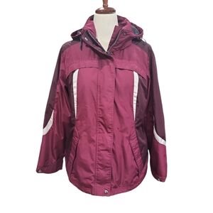 St. John's Bay women's hooded outdoor windbreaker sports jacket coat, MP